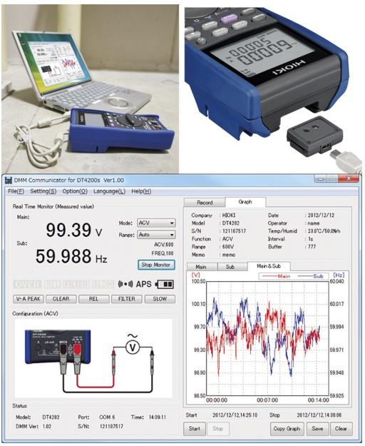 Hioki-DT4253 ดิจิตอลมัลติมิเตอร์ True RMS (MA DC | Temperature)